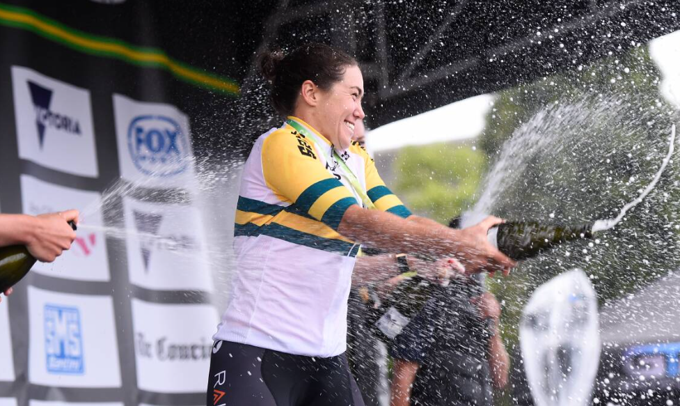 Chloe Hosking National Champion Photo