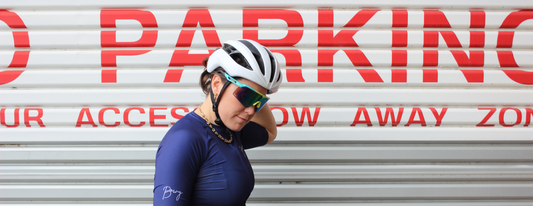 Chloe Hosking on a Hosking Bike