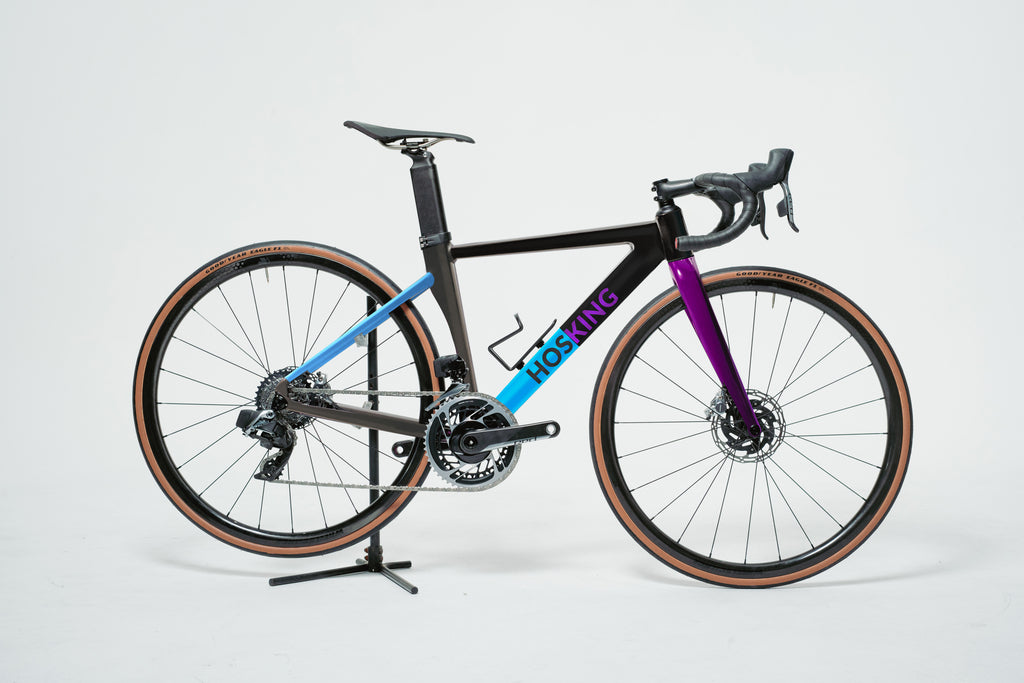 Purple and blue bike online